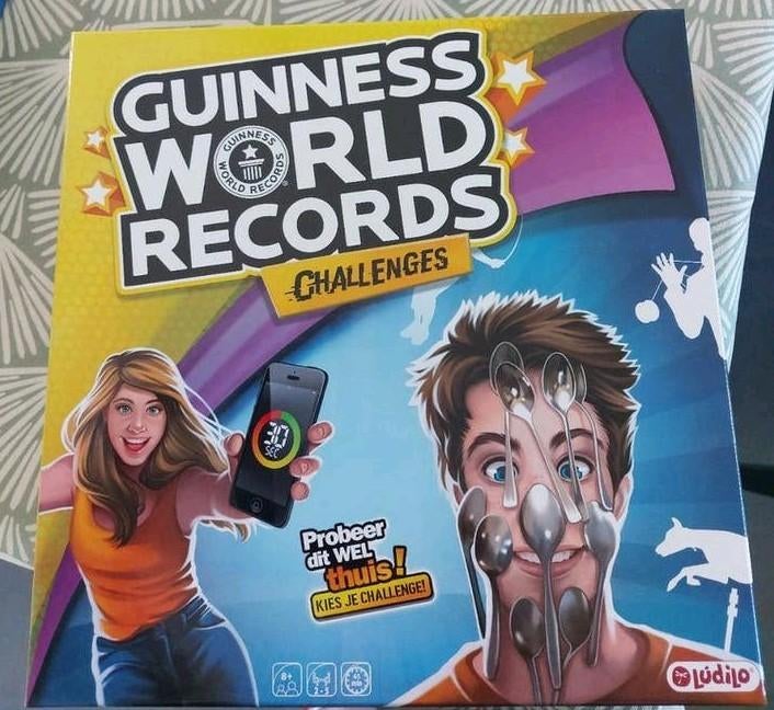 Guinness world records challenges gezelschapsspel, Cinq joueurs ou plus, Enlèvement ou Envoi, Neuf, Lúdilo