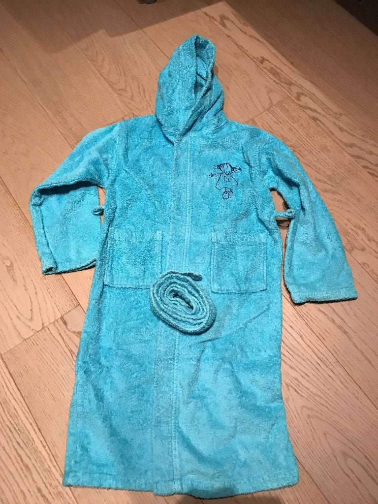 Badjas Rube en Ruthje, blauw, 10 jaar, Kinderen en Baby's, Overige typen, Jongen of Meisje, Ophalen of Verzenden, Zo goed als nieuw