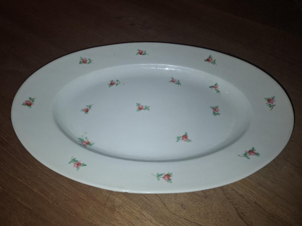 Plat de service décor floral, Enlèvement