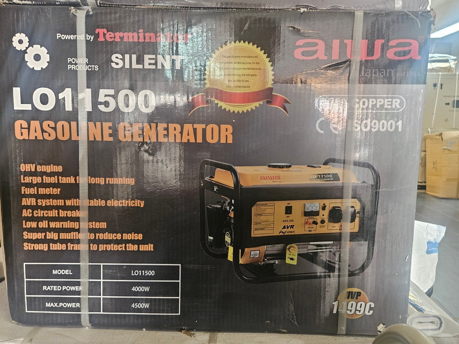 STOCK GÉNÉRATEURS AIWA — LIQUIDATION TOTALE