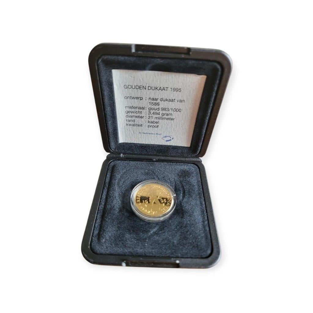 Nederland Gouden Dukaat 1995 in cassette, Enlèvement ou Envoi, Or