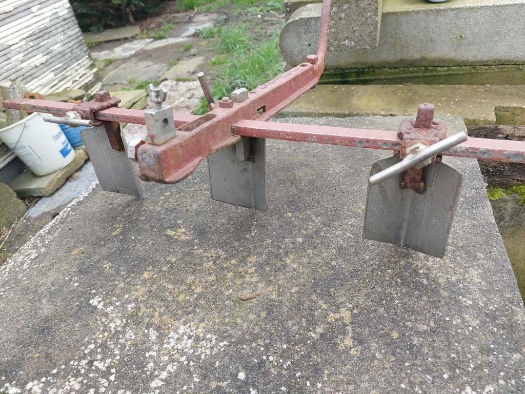 Lijnentrekker / zaaimarker – authentiek landbouwwerktuig, Tuin en Terras, Hand-tuingereedschap, Ophalen, Zo goed als nieuw