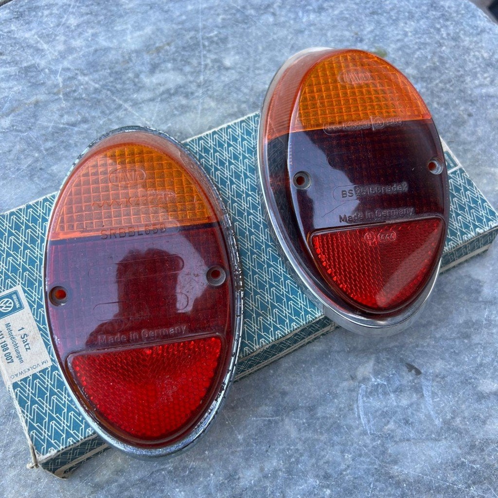 Lentilles de feu arrière VW Hassia 62-67 Beetle EU, Enlèvement ou Envoi, Utilisé