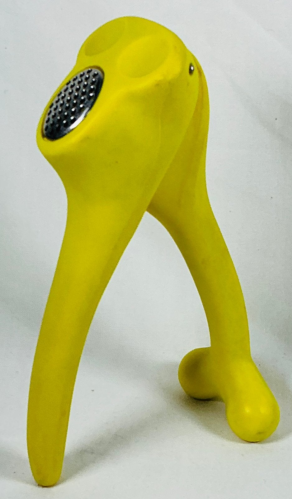 Alessi Vintage iconisch design knoflookpers Guido Venturini, Antiek en Kunst, Geel, Ophalen of Verzenden, Gemerkt, Overige typen