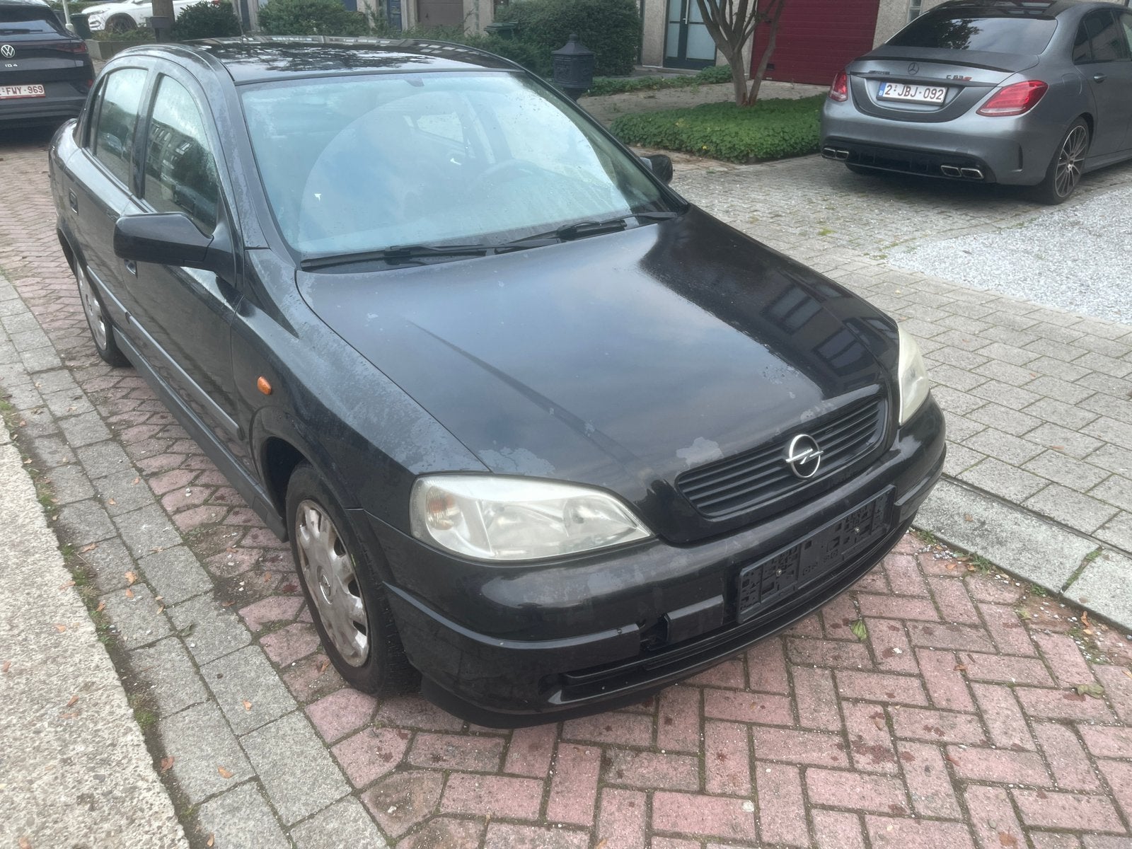 Opel Astra 1.6 benzine Automaat Gekeurd V.vk., Auto's, Verwarmde buitenspiegels, Stof, 1280 kg, Zwart