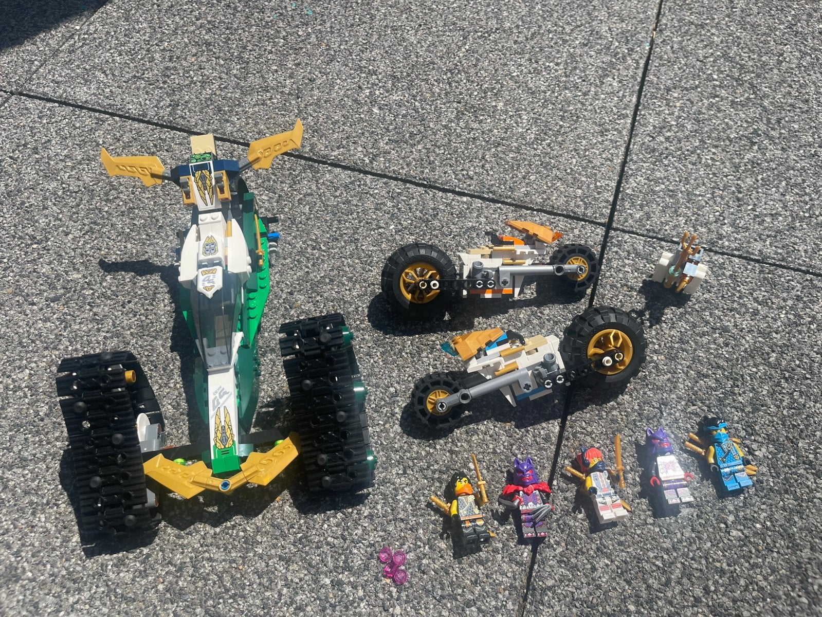 Ninjateam combivoertuig - Lego Ninjago - 71820, Lego, Ophalen of Verzenden, Zo goed als nieuw, Compleet
