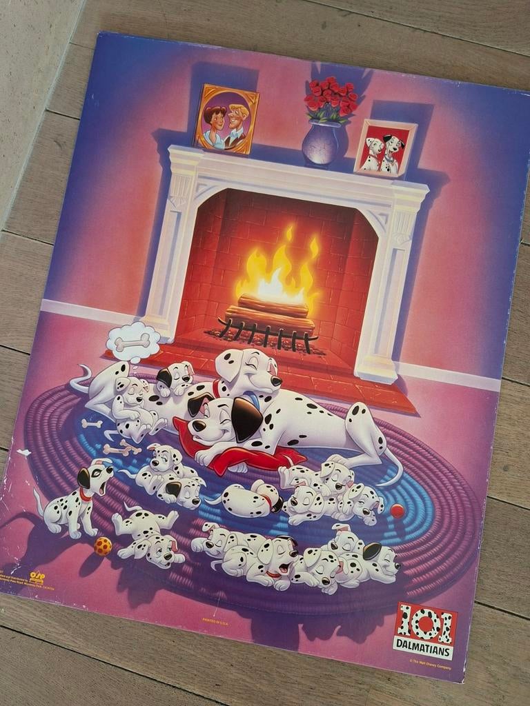 Poster 101 dalmatians 40 op 51 cm, Verzamelen, Posters, Ophalen of Verzenden