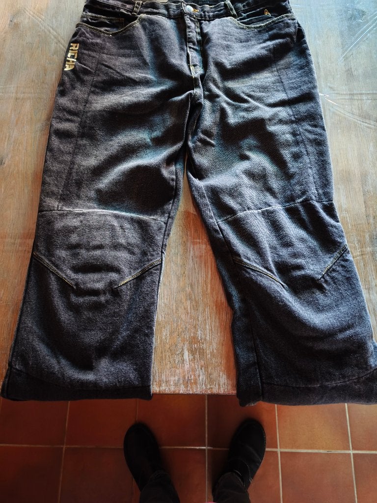 jeansmotorbroek heren Richa, Motoren, Heren, Ophalen of Verzenden, Richa, Broek | textiel