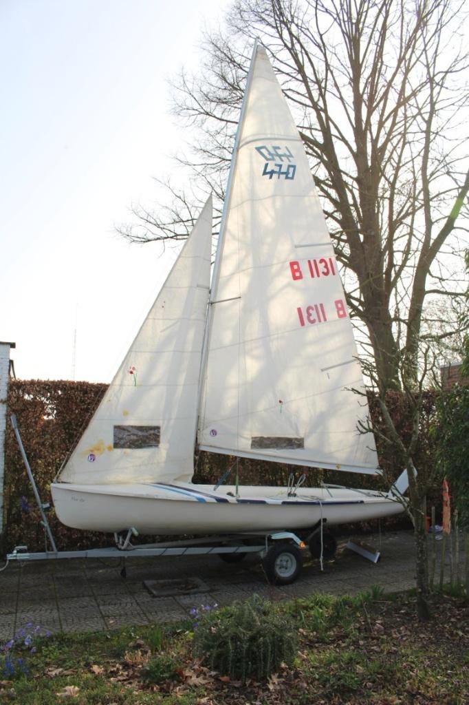 Zeilboot 470, Watersport en Boten, Open zeilboten, Gebruikt, Overige typen, 3 tot 6 meter, Polyester, Geen motor, Ophalen
