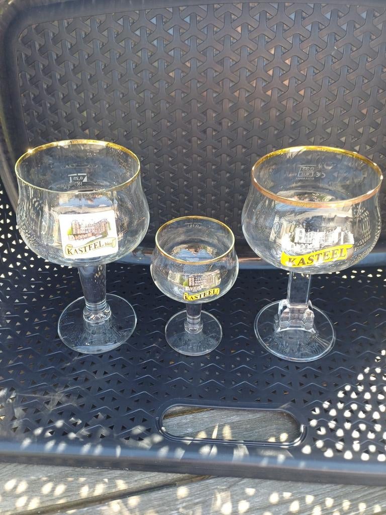 Kasteelbier glazen., Verzamelen, Ophalen