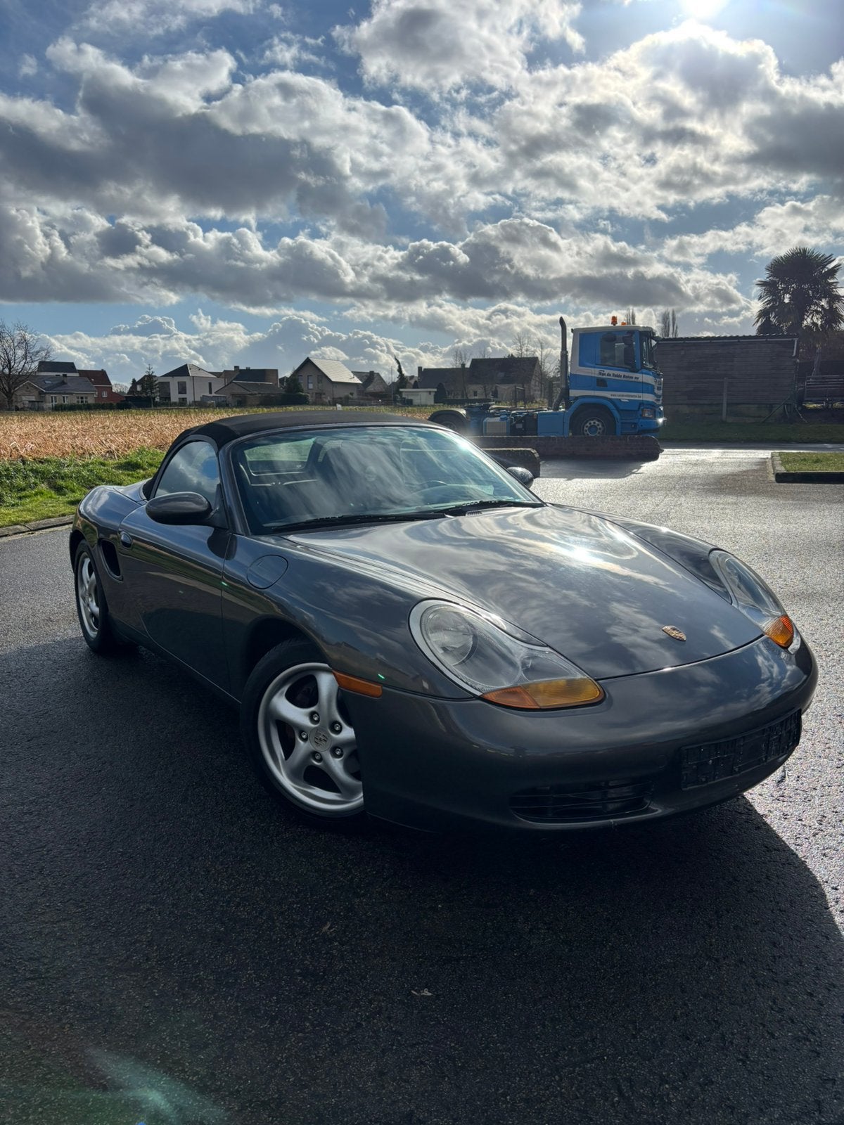 Boxster 1997, Auto's, Porsche, Achterwielaandrijving, Zwart, Cabriolet, Leder