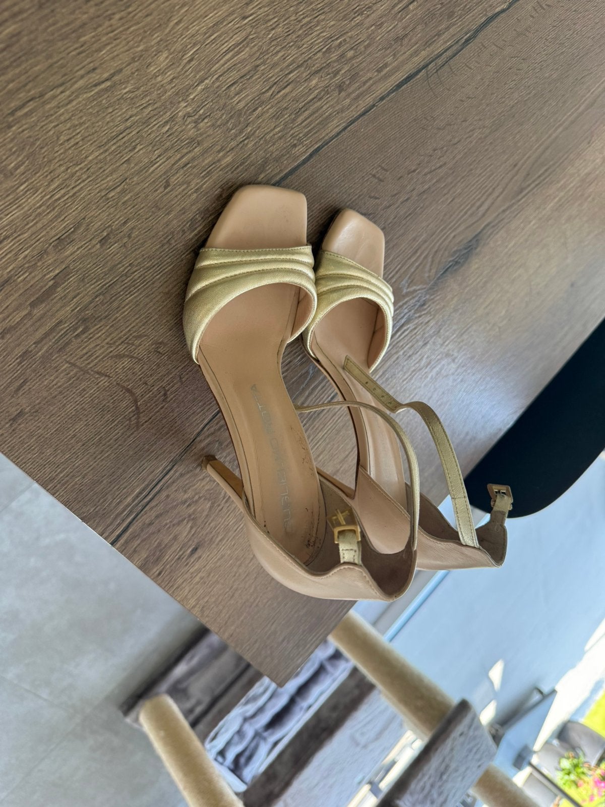 Schoenen beige maat 36, Enlèvement, Comme neuf