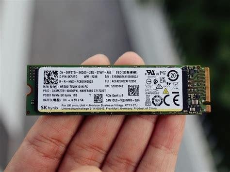 1Tb SSD Hynix PC801 NVMe M.2 Type 2280 Gen 4x4, Intern, SSD, Ophalen of Verzenden, Zo goed als nieuw
