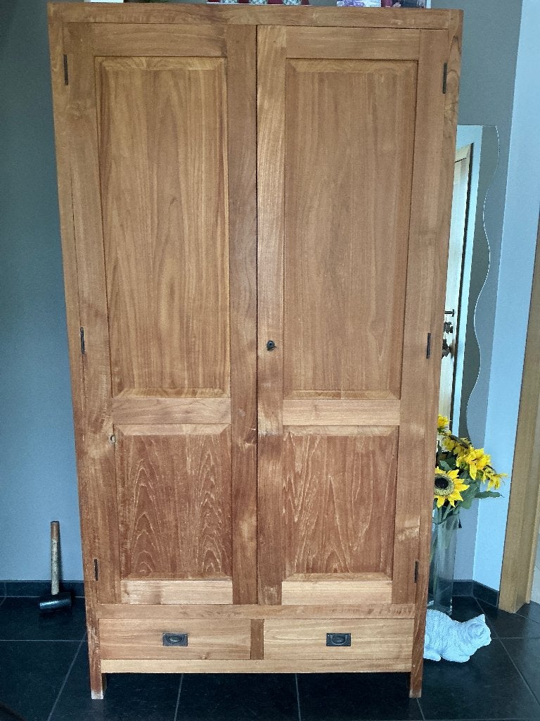 Teak halkast, Ophalen