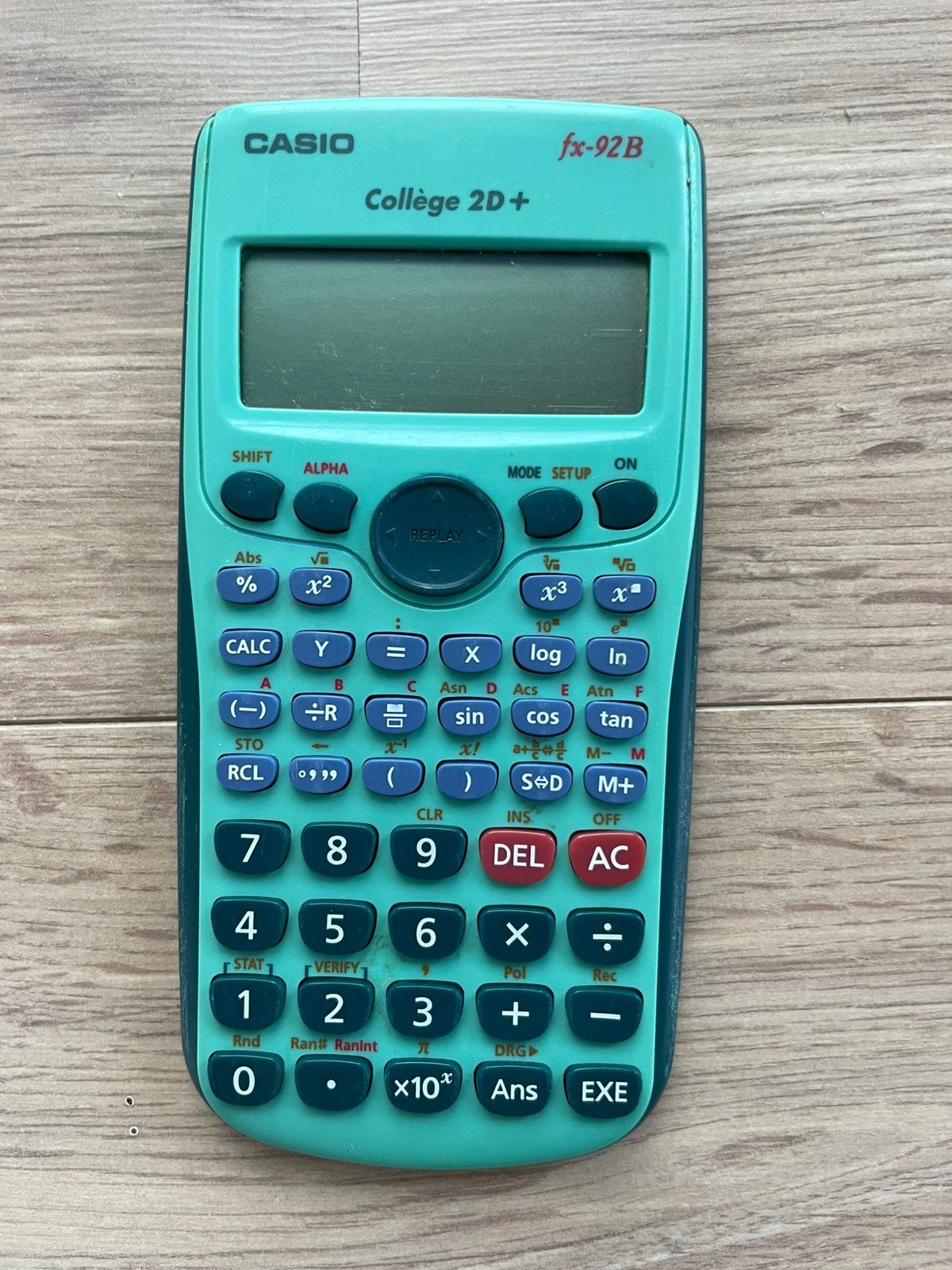 Rekenmachine Casio FX-92 College 2D+, Ophalen of Verzenden, Gebruikt