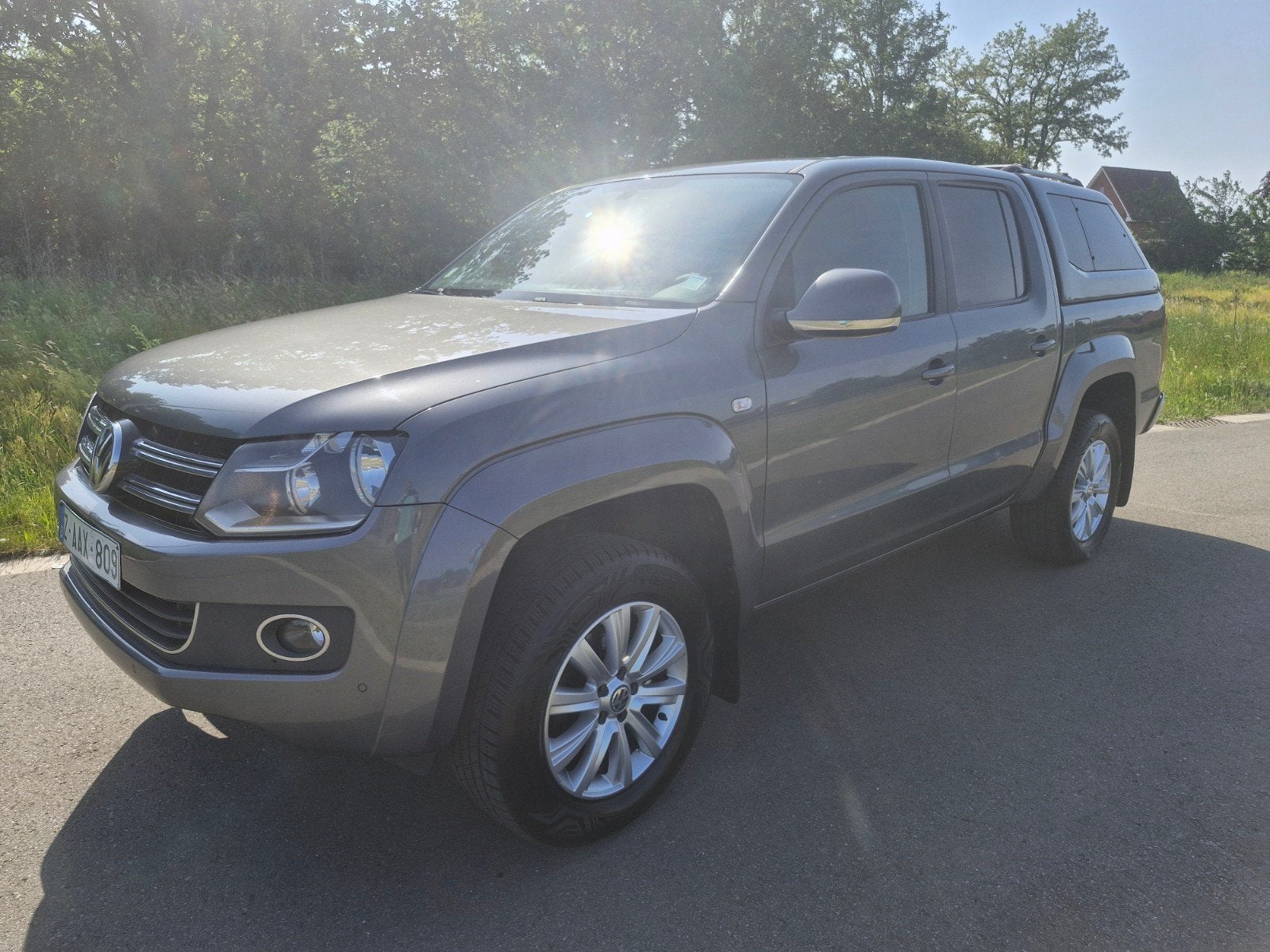 VW AMAROK 2.0TDI 4MOTION AUTOMAAT PICKUP.180PK BJ 2016 EURO5, Automaat, Zwart, 4 cilinders, Leder