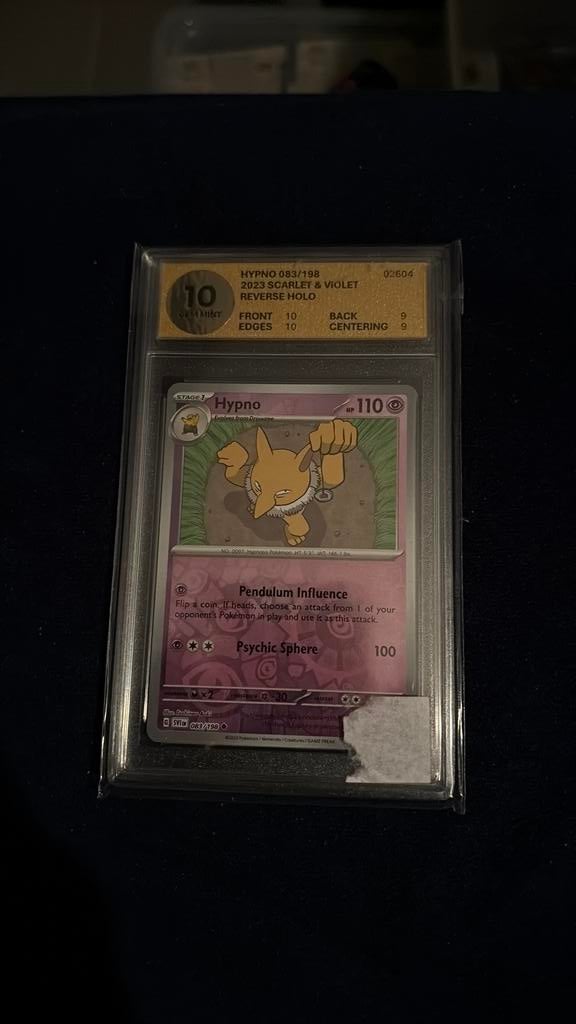 Graded pokemon kaart Hypno, Ophalen of Verzenden, Nieuw, Meerdere kaarten, Foil