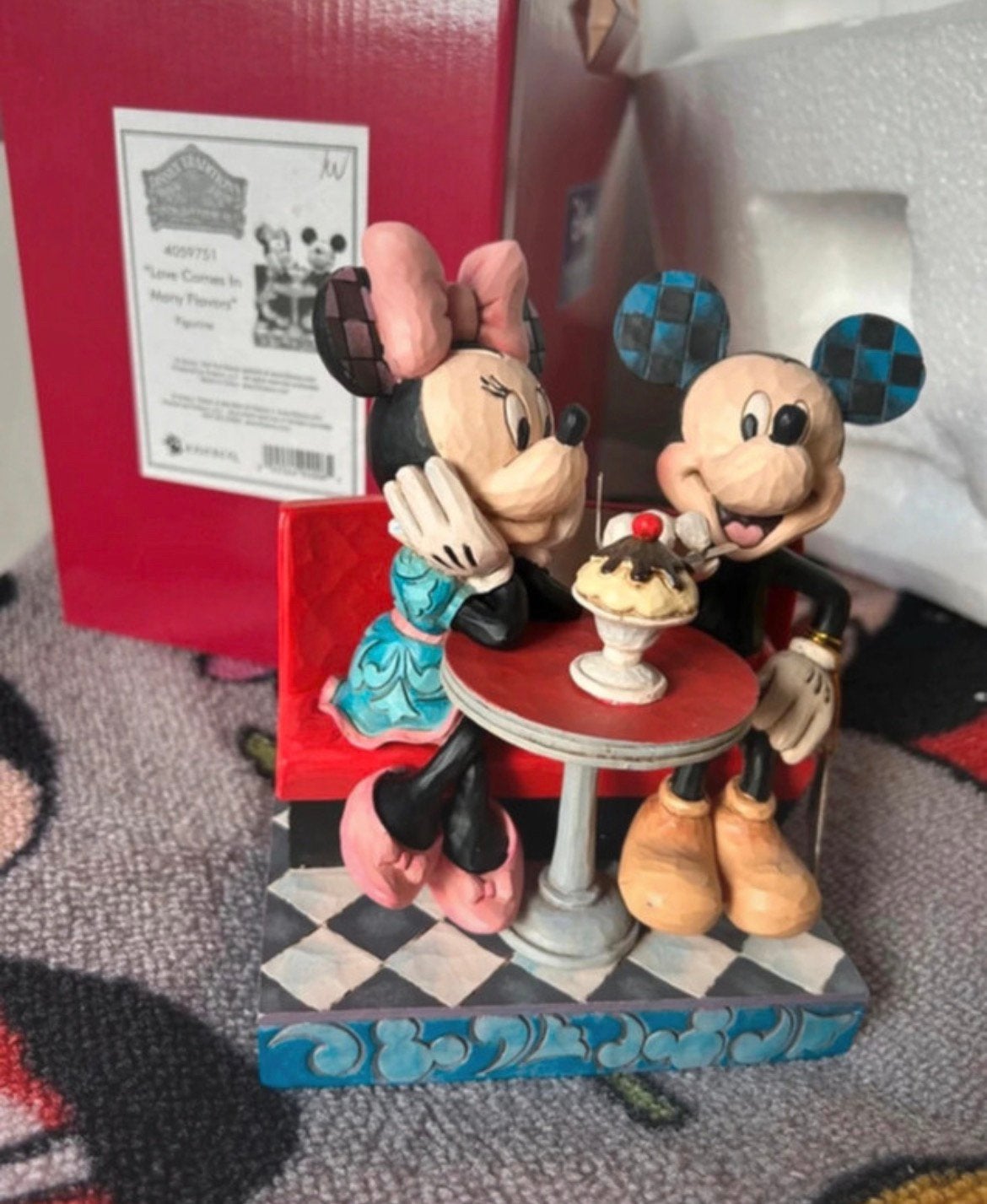 Disney Traditions Mickey/Minnie Mouse, Ophalen of Verzenden, Mickey Mouse, Nieuw, Beeldje of Figuurtje