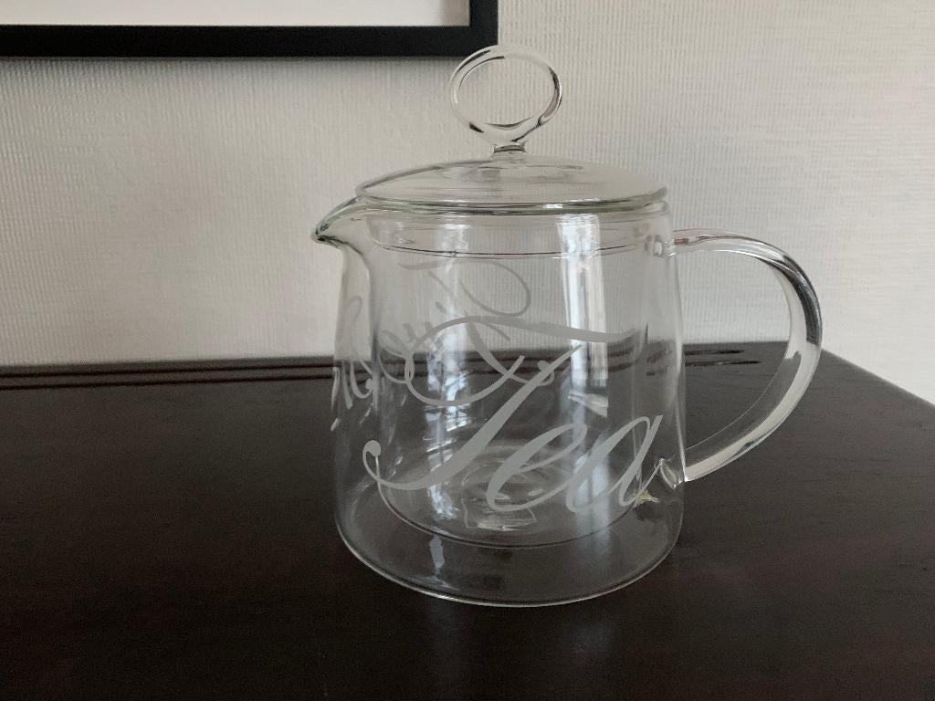 Theepot dubbelglazig, Huis en Inrichting, Overige typen, Ophalen of Verzenden, Overige stijlen, Glas