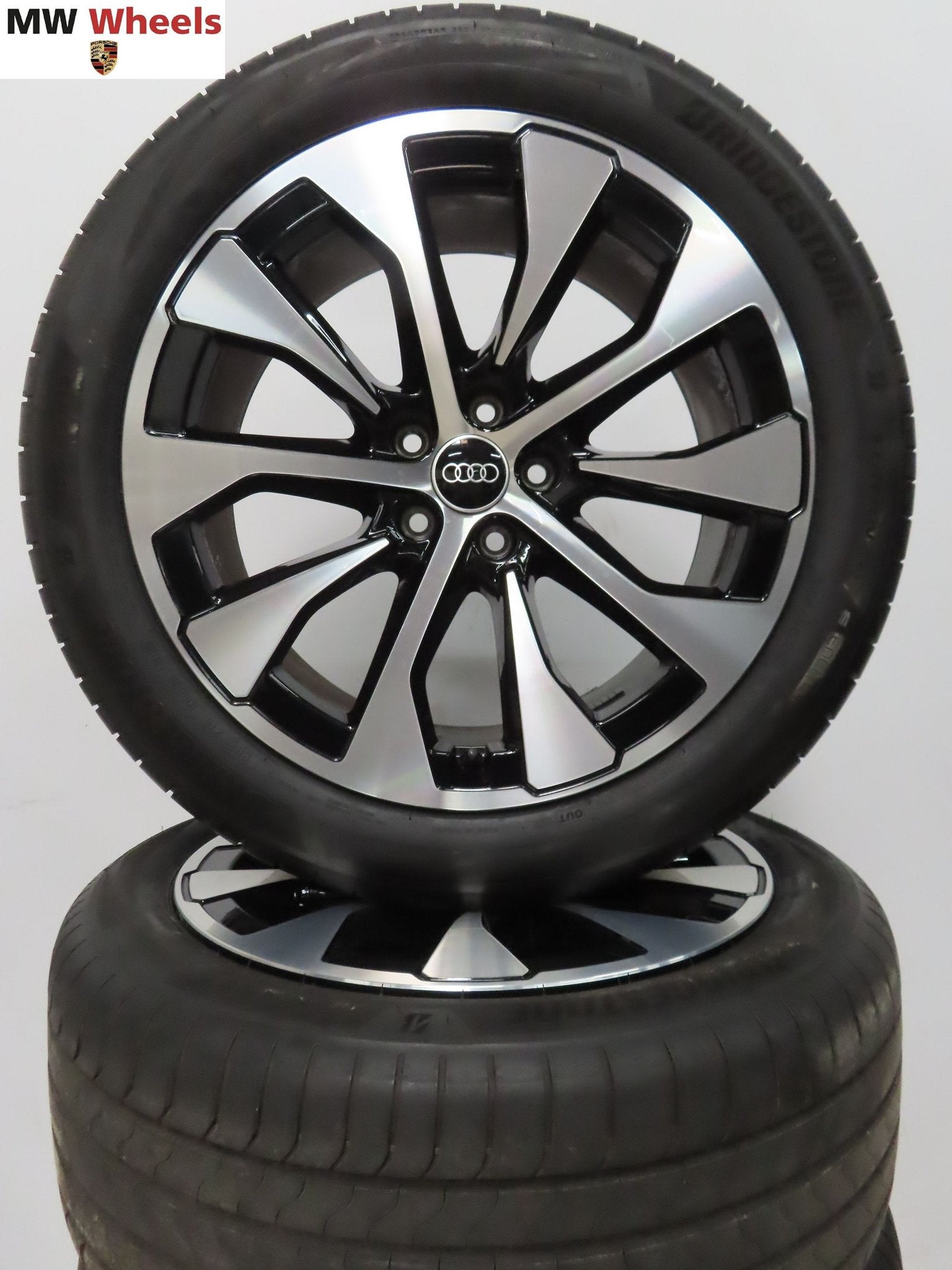Originele Audi Q3 FJ sportback 19 inch velgen zomerbanden, Autos : Pièces & Accessoires, Pneus & Jantes, Pneus et Jantes, 255 mm