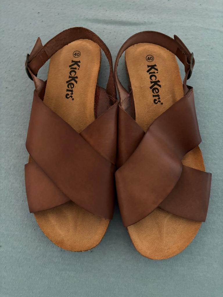 Sandalen Kickers, Kleding | Dames, Schoenen, Ophalen, Zo goed als nieuw, Bruin