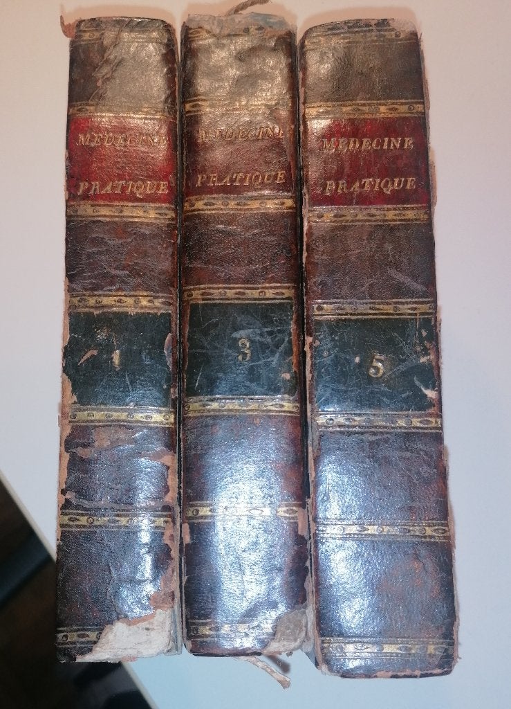 Médecine domestique de Guillaume Buchan, 3 volumes, Envoi