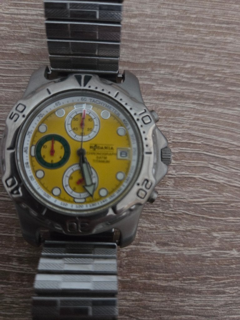 polshorloge rodania titanium, Handtassen en Accessoires, Horloges | Heren, Ophalen of Verzenden, Polshorloge
