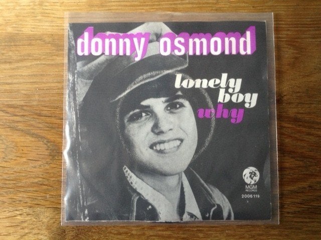 single donny osmond, Enlèvement ou Envoi, Pop, Housse de protection extérieure, 7 inch