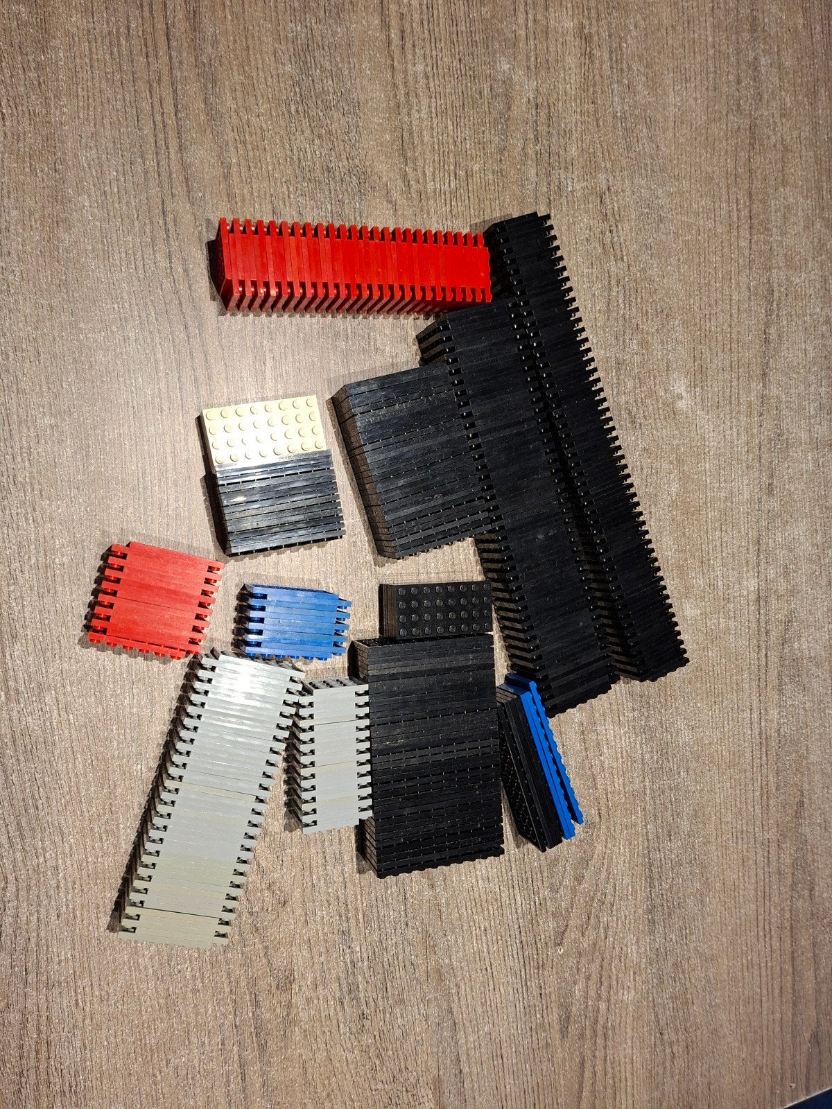 Lot d'assiettes Lego 4x4, 4x6, 4x8, 4x10 et 4x12, Enlèvement, Utilisé, Briques en vrac, Lego