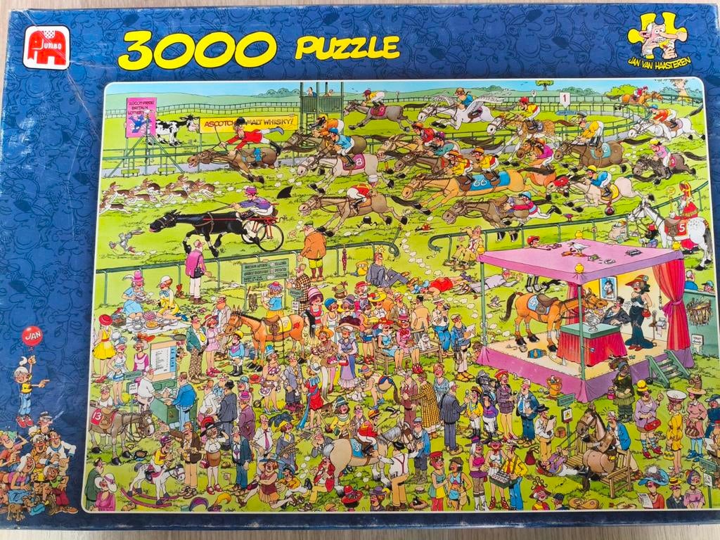Jan Van Haasteren - Course hippique d'Ascot, Enlèvement ou Envoi, Plus de 1 500 pièces, Utilisé, Puzzle