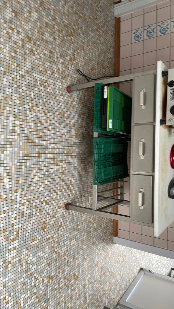 Werktafel slagerij inox, Ophalen