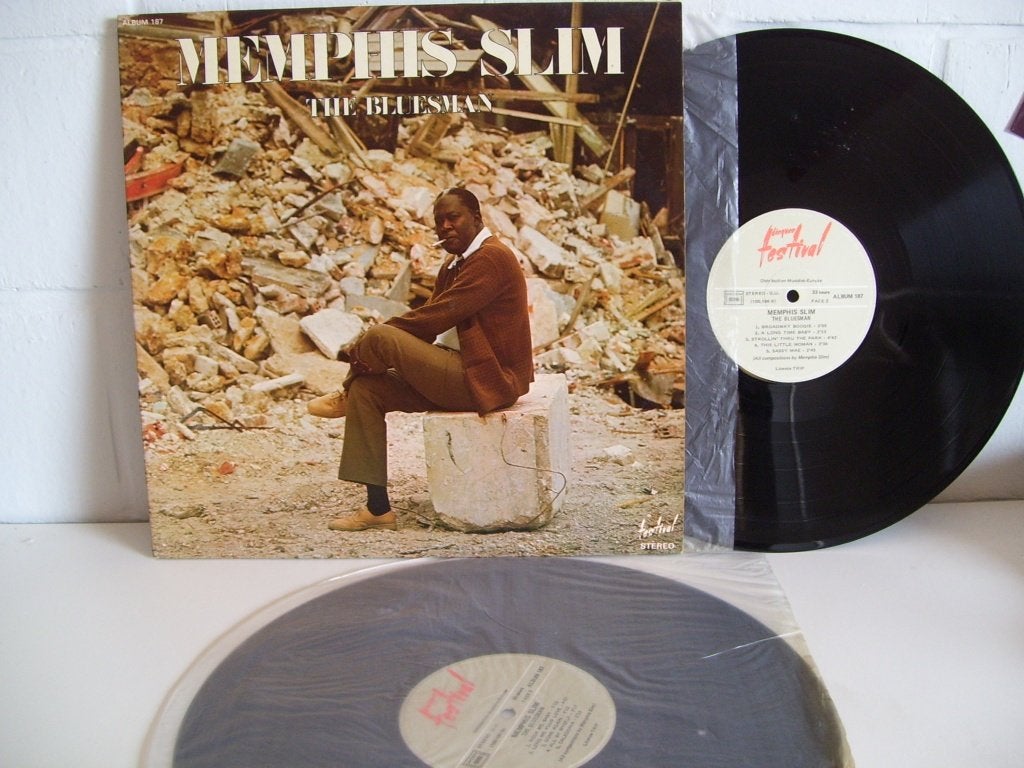 MEMPHIS SLIM  the bluesman  ( 2 lps ), CD & DVD, 12 pouces, Enlèvement ou Envoi, Comme neuf, Double LP