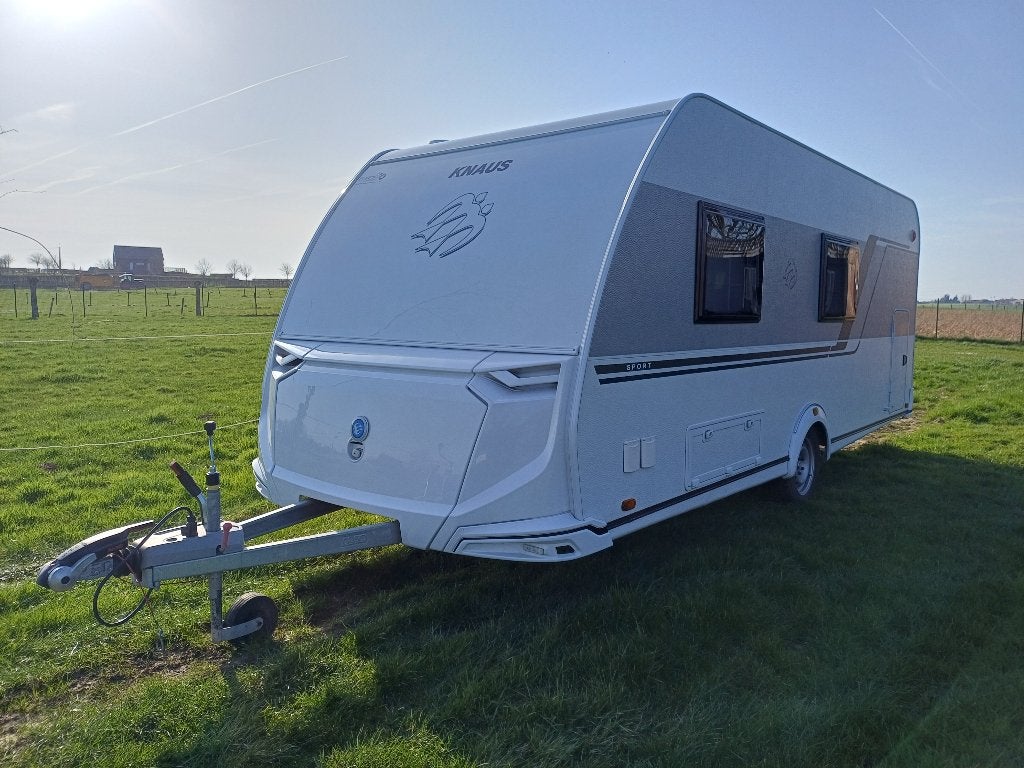 Caravan Knaus sport 540 FDK - 5 personen - 2024, Caravans en Kamperen, Omvormbare zithoek, 7 tot 8 meter, Treinzit, Particulier