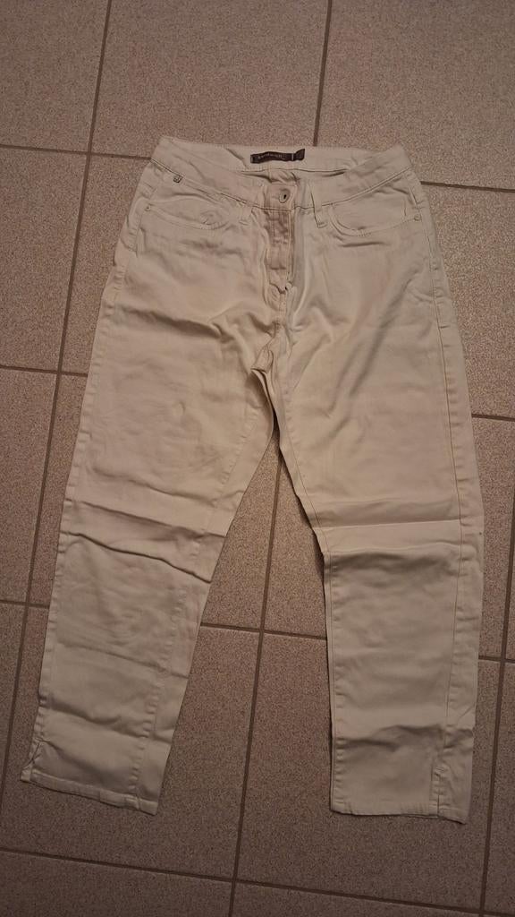 Broek Sandwich maat 38 beige driekwart, Kleding | Dames, Beige, Ophalen of Verzenden, Zo goed als nieuw, Driekwart