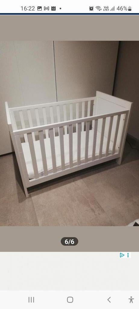 Kinder- baby bed Bopita incl matras Bultex, Kinderen en Baby's, Kinderkamer | Complete kinderkamers, Ophalen