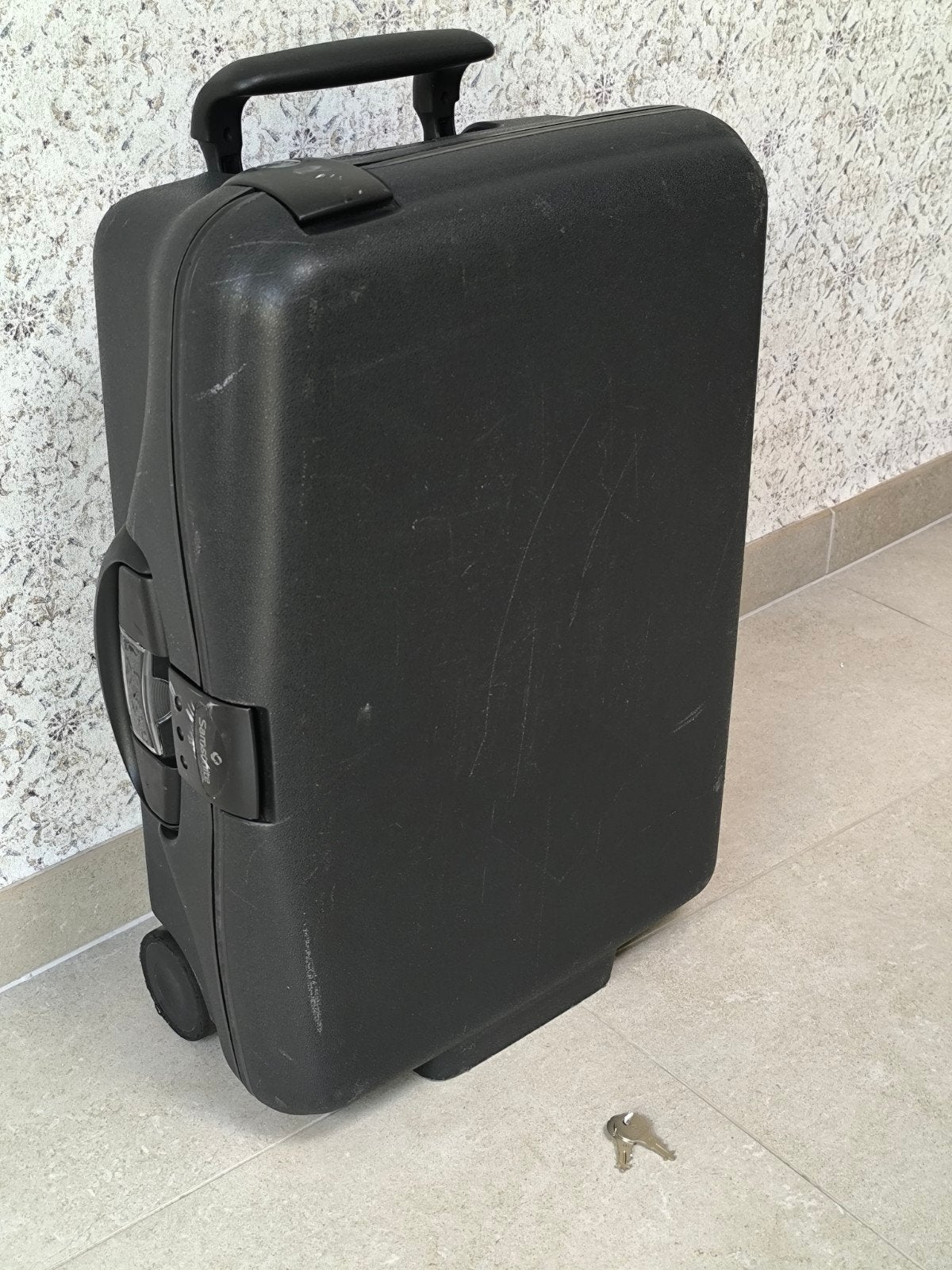 Samsonite Cabin Collection Upright 55cm (32l) Zwart., Ophalen, Gebruikt, 50 tot 60 cm, Hard kunststof