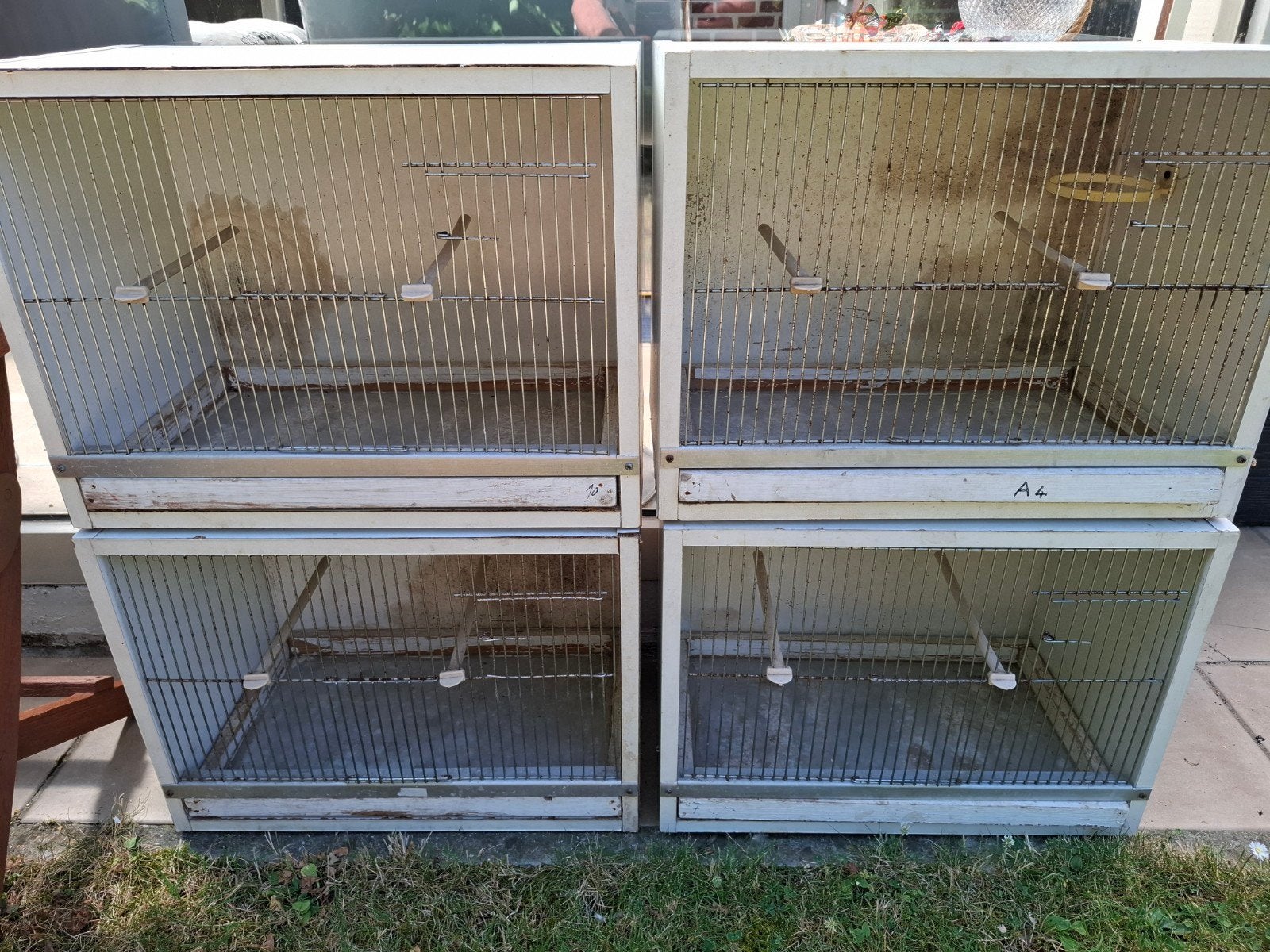 Kweekmuiten vinken, Enlèvement, Aluminium