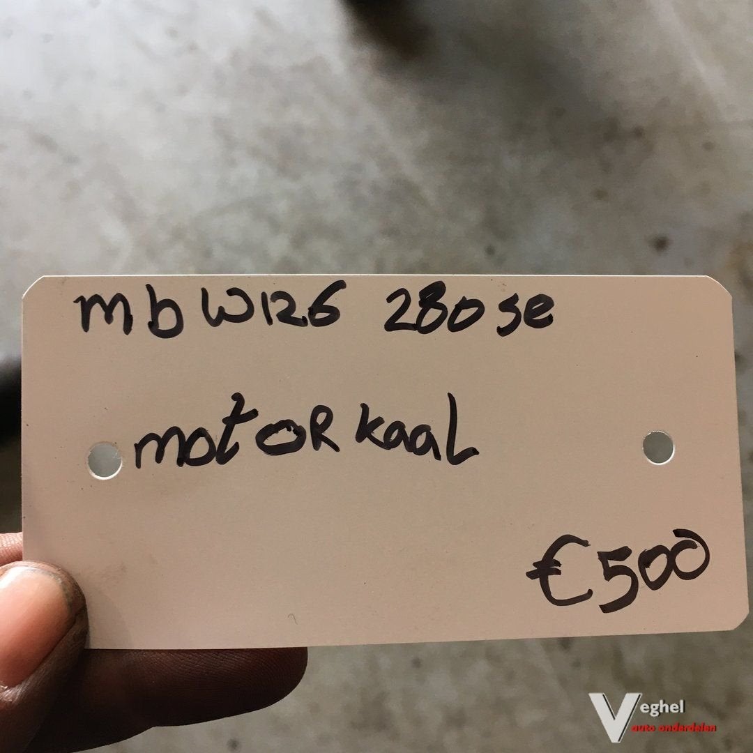 Mercedes W126 280 se Motorblok Kaal, Ophalen, Gebruikt, -, -