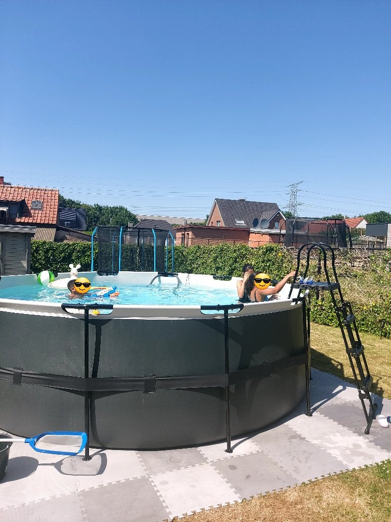 Piscine, Jardin & Terrasse, Piscines, 300 cm ou plus, Rond, Enlèvement, Utilisé