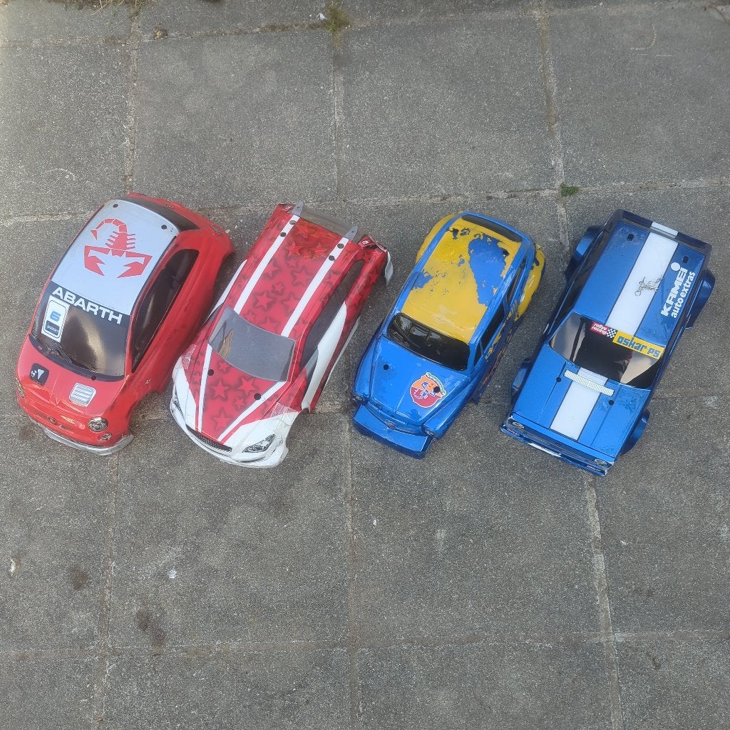 Tamiya M-Chassis 225 kappen 4 samen voor €15 (M-03 M-05 M-07, Hobby en Vrije tijd, Modelbouw | Radiografisch | Auto's, Gebruikt