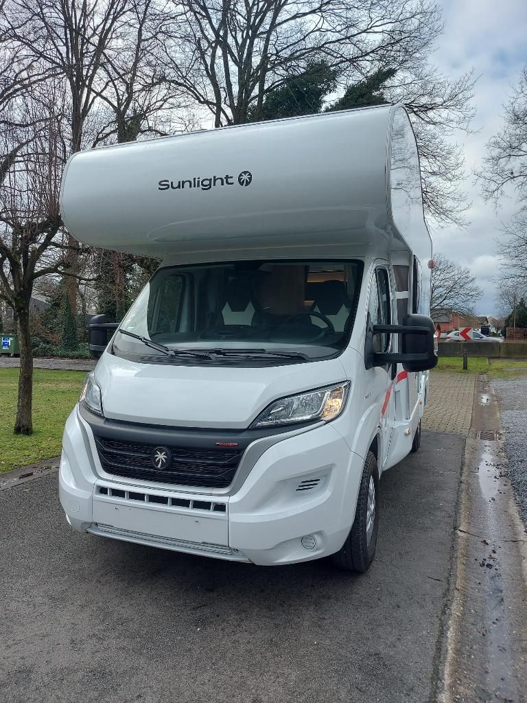 Fiat Ducato_Sunlight Capron A60_automaat_bwj. 2022_4 pers., Caravanes & Camping, Camping-cars, Jusqu'à 4, Airbags, Siège standard
