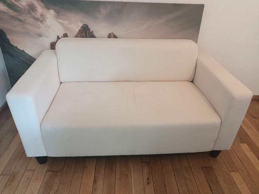 Tweezit bank Ikea, Ophalen, Gebruikt, Tweepersoons, 75 tot 100 cm