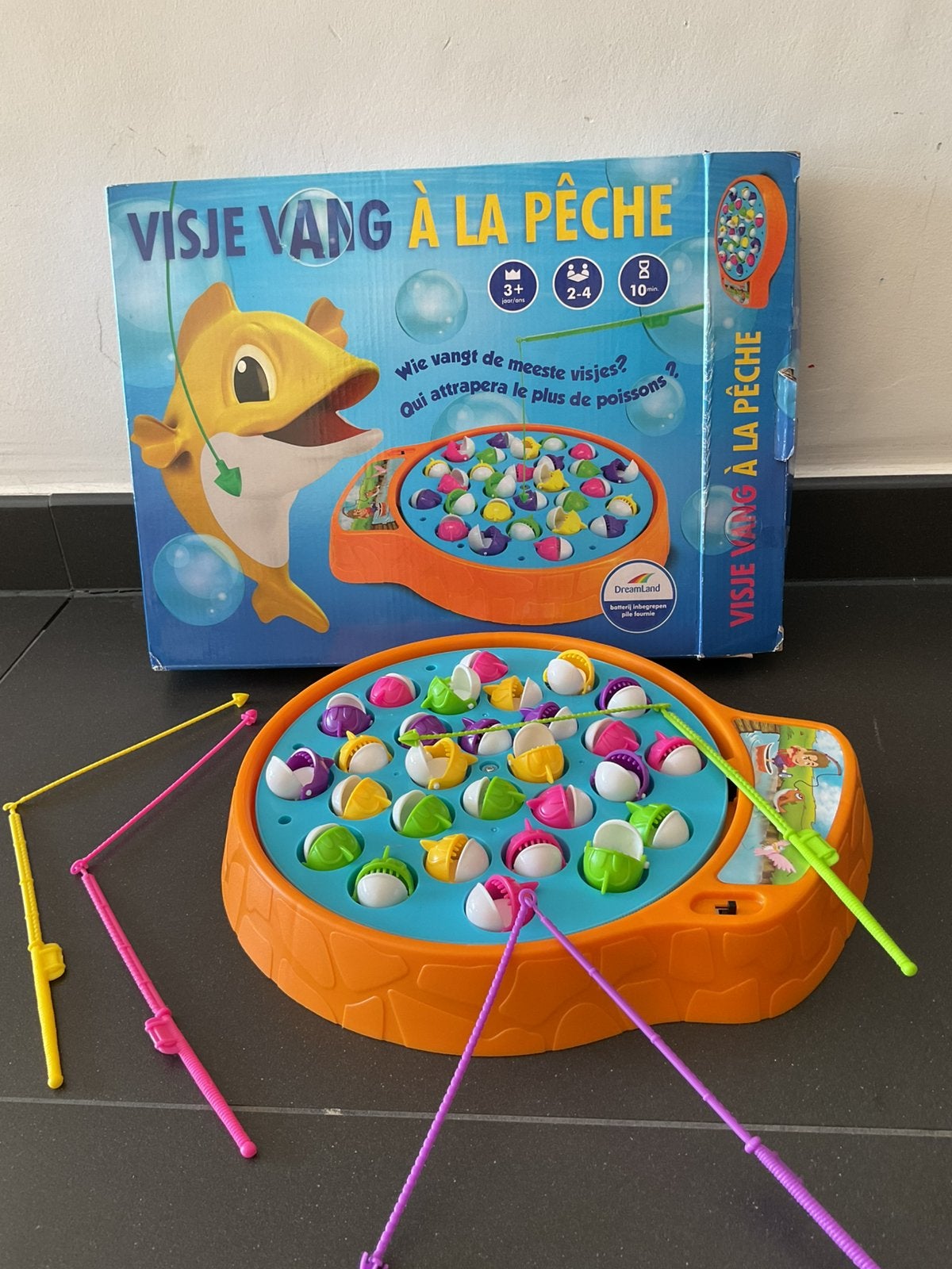 Visje vang gezelschapsspel, Ophalen, Zo goed als nieuw