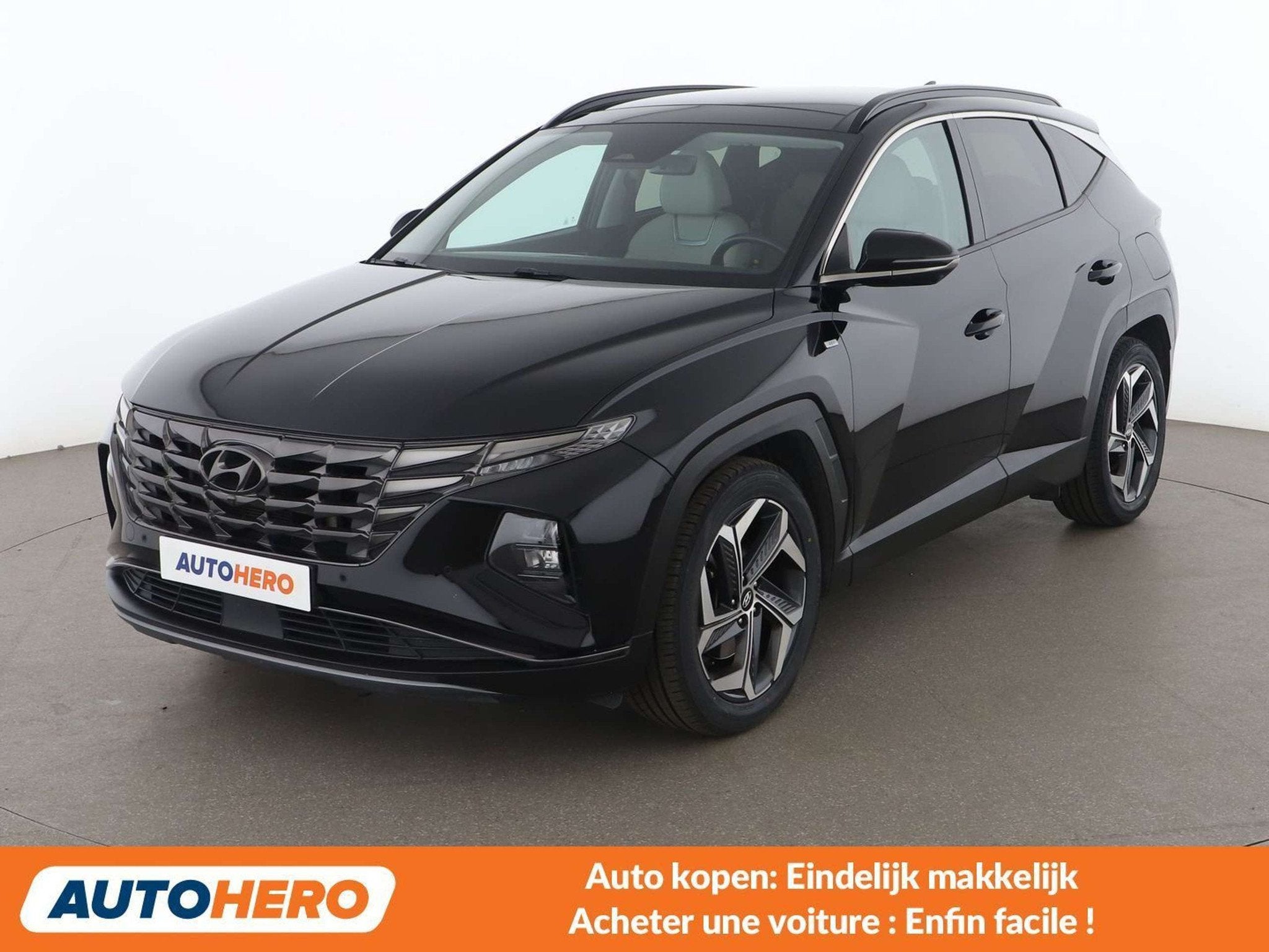 Hyundai Tucson 1.6 CRDi Mild-Hybrid Prime 2WD (bj 2021), Auto's, Gebruikt, Zwart, Leder, 5 deurs