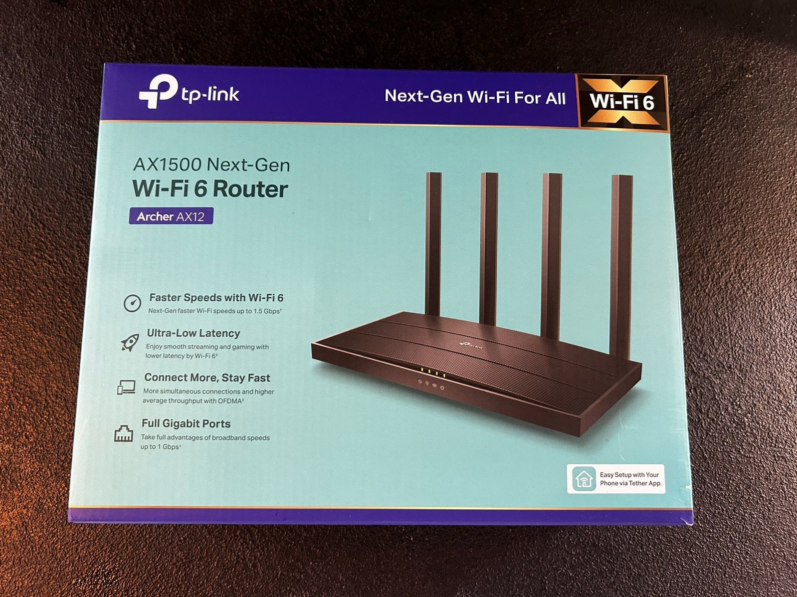 TP-Link Archer AX12 Wi-Fi 6 Router, Enlèvement, Comme neuf