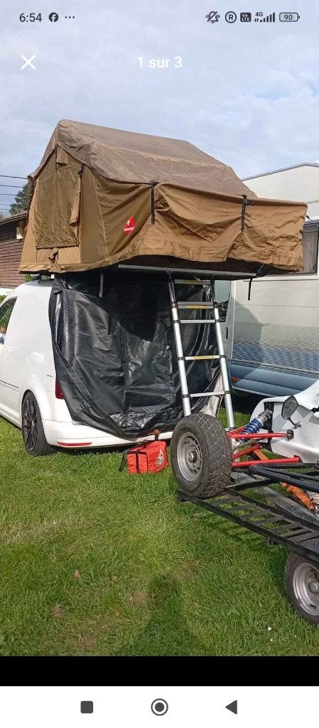 Swissking 140L daktent, Ophalen, Gebruikt, Tot en met 2