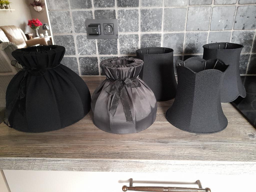 lampenkapjes, Huis en Inrichting, Lampen | Lampenkappen, Ophalen, Gebruikt, Rond
