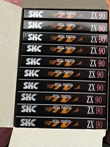 SKC ZX 90 Metal Position SLIM - zeldzame cassettes, Ophalen of Verzenden, Nieuw in verpakking, Onbespeeld