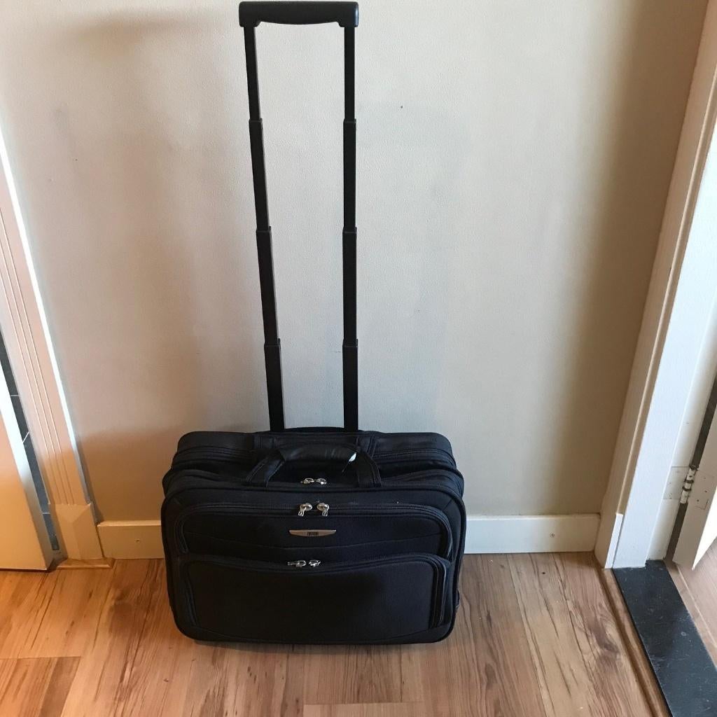 attachekoffer, Handtassen en Accessoires, Ophalen, Gebruikt, Zacht kunststof, Wieltjes
