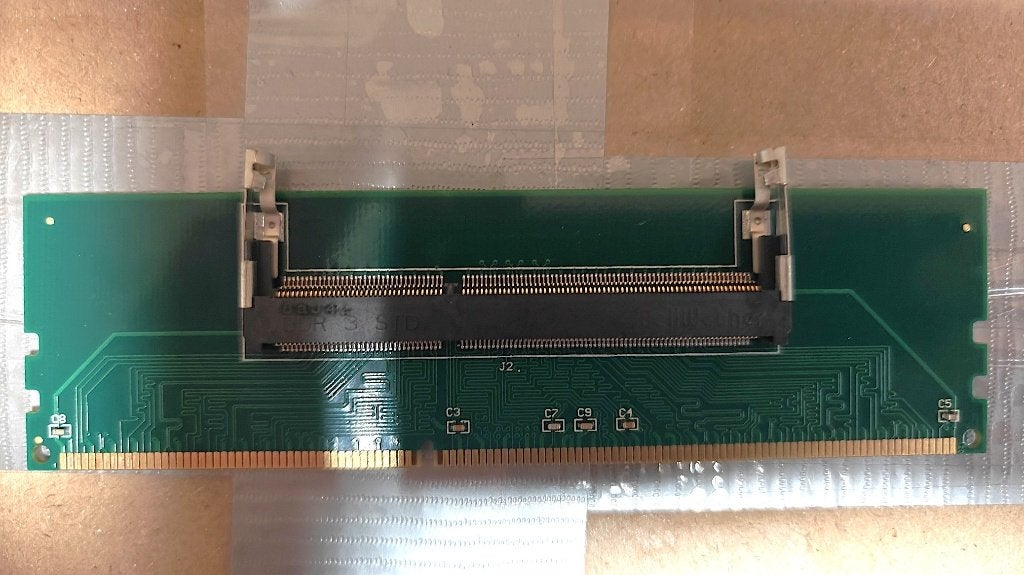 DDR3 SO-DIMM DIMM adapter, Computers en Software, RAM geheugen, Gebruikt, 8 GB, DDR3, Ophalen of Verzenden